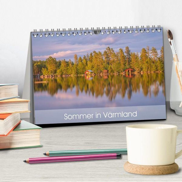 Produktbild: Schwedischer Sommer in V&auml;rmland (Tischkalender 2026 DIN A5 quer), CALVENDO Monatskalender