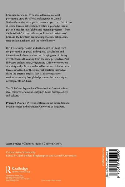 Produktbild: The Global and Regional in China's Nation-Formation