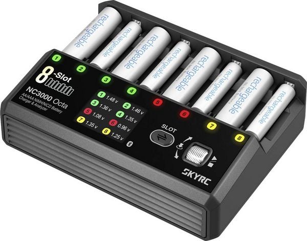Produktbild: SKYRC NC3000 Octa Ladeger&auml;t NiMH, NiCd Mignon (AA), Micro (AAA)