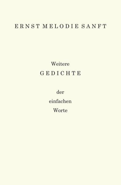 Produktbild: Weitere Gedichte