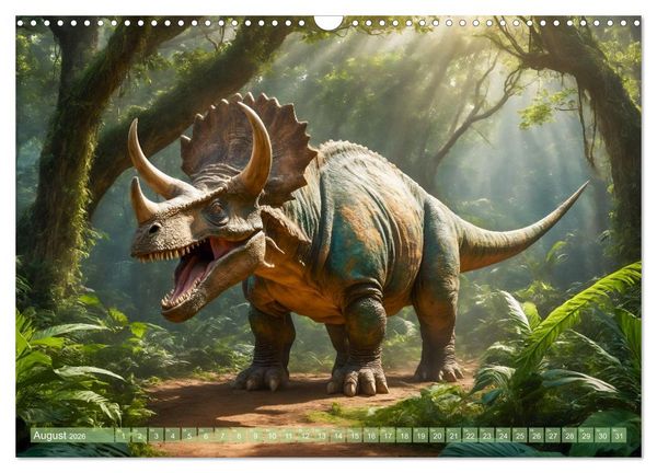 Produktbild: Eine Reise in die Vergangenheit - Entdeckung der Tierwelt (Wandkalender 2026 DIN A3 quer), CALVENDO Monatskalender