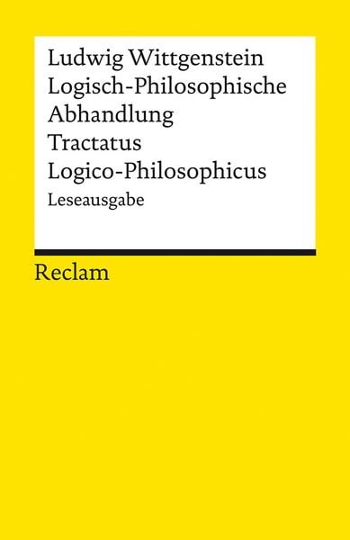 Produktbild: Logisch-Philosophische Abhandlung. Tractatus Logico-Philosophicus