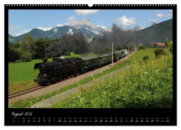 Produktbild: Mit Volldampf durch Mitteleuropa (Wandkalender 2026 DIN A2 quer), CALVENDO Monatskalender