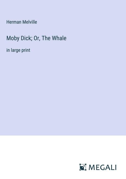 Produktbild: Moby Dick; Or, The Whale