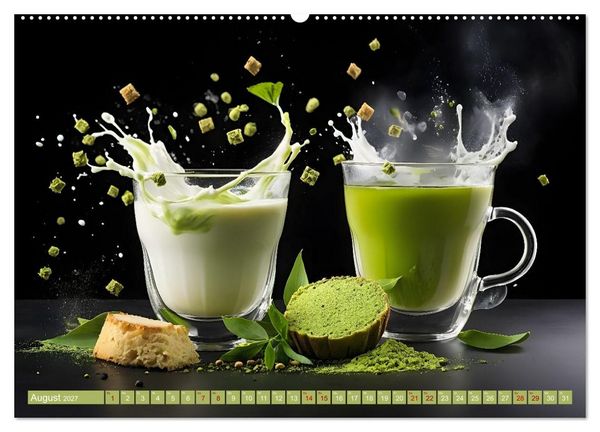 Produktbild: Lifestyle Matcha - Hot und Cool (hochwertiger Premium Wandkalender 2027 DIN A2 quer), Kunstdruck in Hochglanz