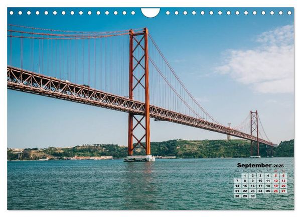 Produktbild: The Fascination of Bridges (Wall Calendar 2026 DIN A4 landscape), CALVENDO 12 Month Wall Calendar