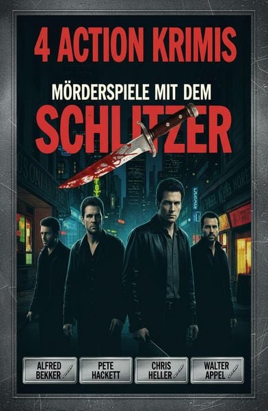 Produktbild: 4 Action Krimis: M&ouml;rderspiele mit dem Schlitzer