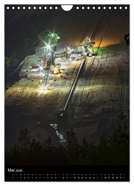 Produktbild: Der Tagebau Hambach (Wandkalender 2026 DIN A4 hoch), CALVENDO Monatskalender