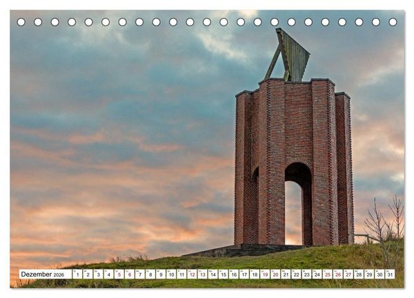 Produktbild: Wintertage auf Norderney (Tischkalender 2026 DIN A5 quer), CALVENDO Monatskalender