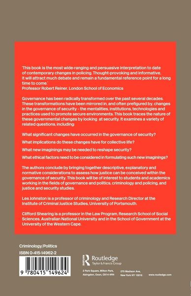 Produktbild: Governing Security