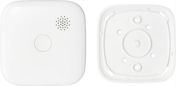 Produktbild: Sygonix SY-5040174 Funk-Rauchwarnmelder inkl. 5 Jahres-Batterie, vernetzbar batteriebetrieben (B x H x T) 76 x 76 x 29 mm