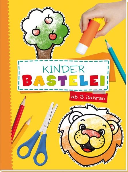 Produktbild: Tr&ouml;tsch Bastelbuch mit Bastelb&ouml;gen Kinderbastelei ab 3 Jahren