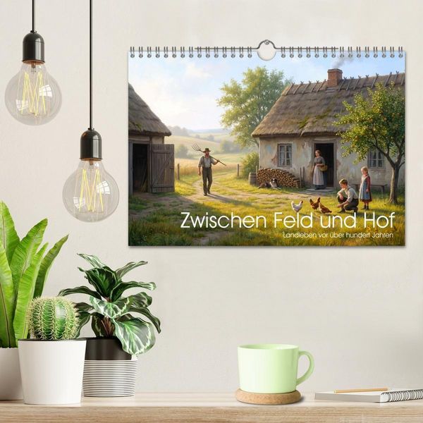Produktbild: Zwischen Feld und Hof - Landleben vor &uuml;ber hundert Jahren (Wandkalender 2027 DIN A4 quer), CALVENDO Monatskalender