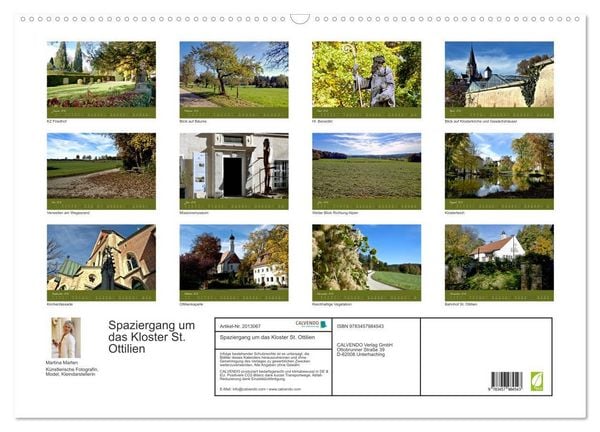 Produktbild: Spaziergang um das Kloster St. Ottilien (Wandkalender 2026 DIN A2 quer), CALVENDO Monatskalender
