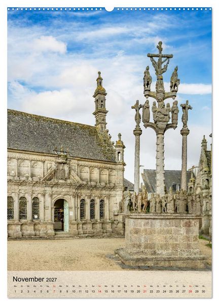 Produktbild: Kalvarien in der Bretagne (hochwertiger Premium Wandkalender 2027 DIN A2 hoch), Kunstdruck in Hochglanz