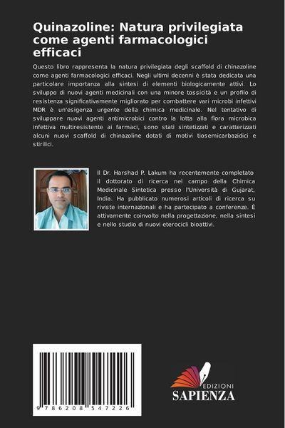 Produktbild: Quinazoline: Natura privilegiata come agenti farmacologici efficaci