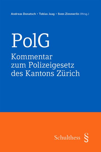 Produktbild: Kommentar zum Polizeigesetz des Kantons Z&uuml;rich