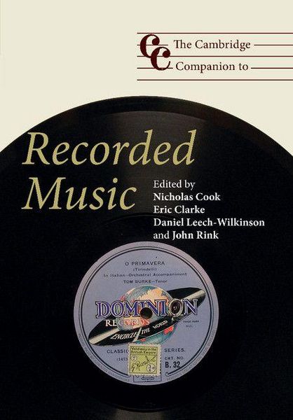 Produktbild: The Cambridge Companion to Recorded Music