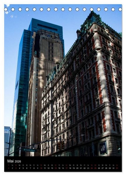 Produktbild: New York - Blickwinkel (Tischkalender 2026 DIN A5 hoch), CALVENDO Monatskalender
