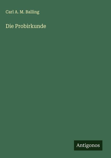 Produktbild: Die Probirkunde