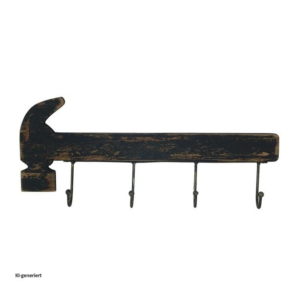 Produktbild: HTI-Living Schl&uuml;sselbrett Shabby Look Hammer Schl&uuml;sselbrett Shabby Look Hammer