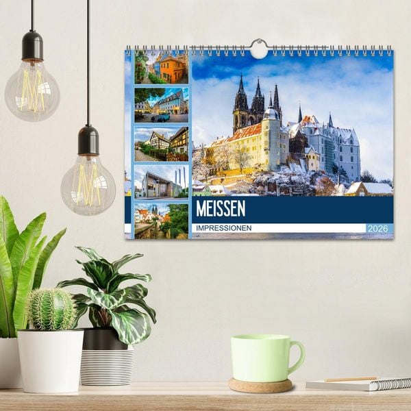 Produktbild: Mei&szlig;en Impressionen (Wandkalender 2026 DIN A4 quer), CALVENDO Monatskalender