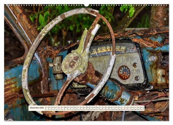 Produktbild: Autowracks - Verlorener Glanz 2026 (hochwertiger Premium Wandkalender 2026 DIN A2 quer), Kunstdruck in Hochglanz