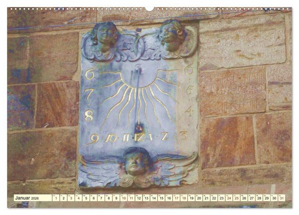 Produktbild: Sonnenuhren - Sonnenstunden (hochwertiger Premium Wandkalender 2026 DIN A2 quer), Kunstdruck in Hochglanz