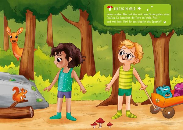 Produktbild: Mein kleines Sticker-Anziehbuch. Im Kindergarten