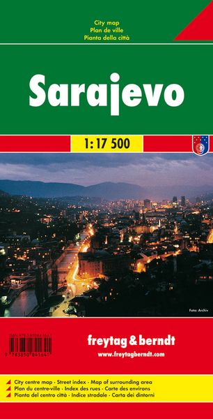Produktbild: freytag & berndt Stadtplan Sarajewo 1:17.500
