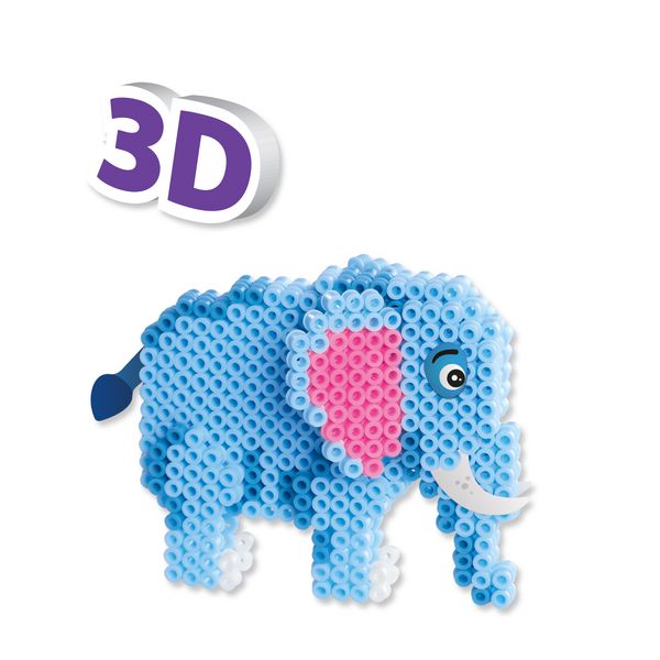 Produktbild: SES CREATIVE B&uuml;gelperlenset BEEDZ Safari Tiere 2000 St&uuml;ck