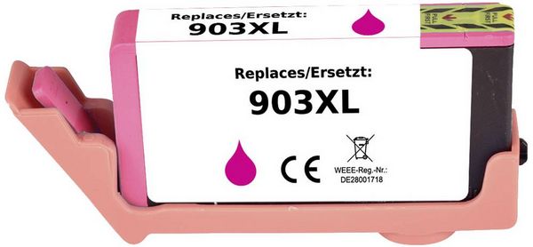 Produktbild: Renkforce Druckerpatrone ersetzt HP 903XL, T6M07AE Kompatibel Magenta RF-5705458