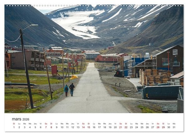 Produktbild: L'&eacute;t&eacute; sur les &icirc;les Svalbard (Calendrier mural 2026 DIN A2 vertical), CALVENDO calendrier mensuel