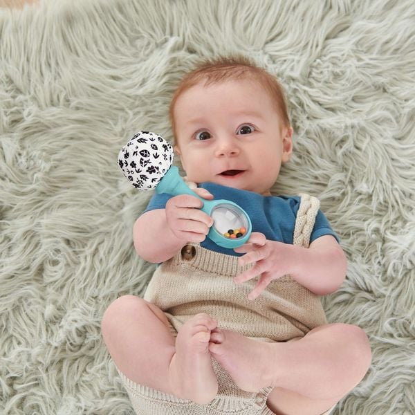 Produktbild: Fisher-Price Babys Rumba-Rasseln Spielzeug, 2er-Set f&uuml;r Babys ab 3 Monaten, ko