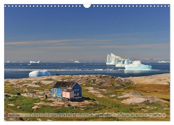 Produktbild: Gr&ouml;nland: Eisberge in der Disko Bucht (Wandkalender 2026 DIN A3 quer), CALVENDO Monatskalender