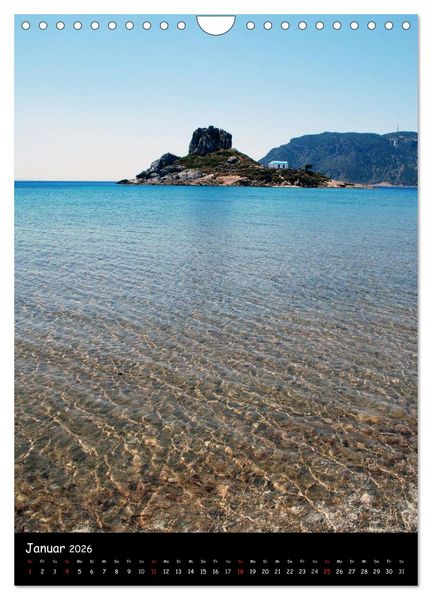 Produktbild: Griechenland - Insel Kos (Wandkalender 2026 DIN A4 hoch), CALVENDO Monatskalender