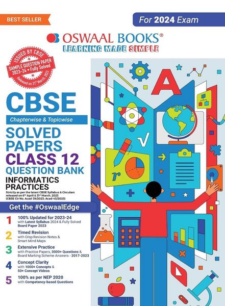 Produktbild: Oswaal CBSE Class 12 Informatics Practices Question Bank 2023-24 Book