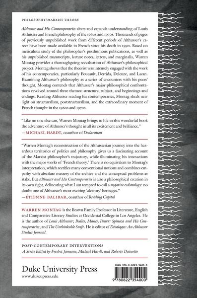 Produktbild: Althusser and His Contemporaries