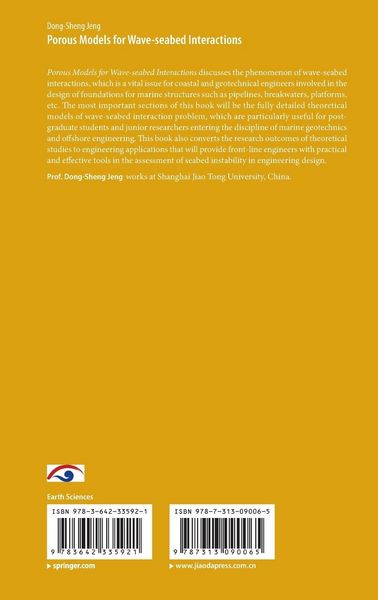 Produktbild: Porous Models for Wave-seabed Interactions