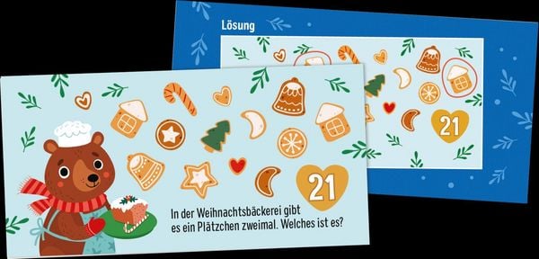 Produktbild: 24 lustige Adventsr&auml;tsel f&uuml;r Kinder