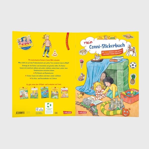 Produktbild: Conni Gelbe Reihe (Besch&auml;ftigungsbuch): Mein Conni-Stickerbuch