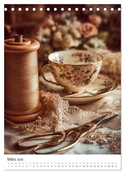 Produktbild: A Cup of Time (Tischkalender 2026 DIN A5 hoch), CALVENDO Monatskalender