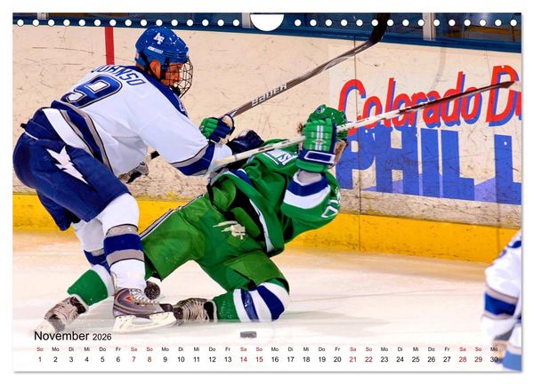 Produktbild: Eishockey - Kampf um den Puck (Wandkalender 2026 DIN A4 quer), CALVENDO Monatskalender