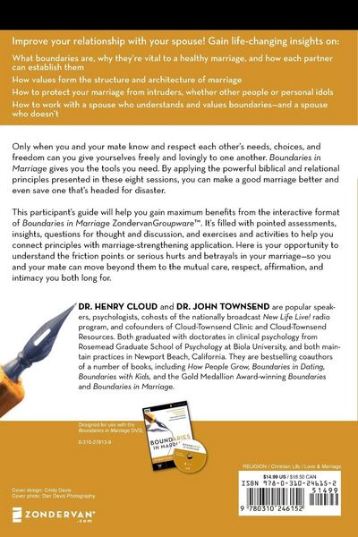 Produktbild: The Boundaries in Marriage Participant's Guide