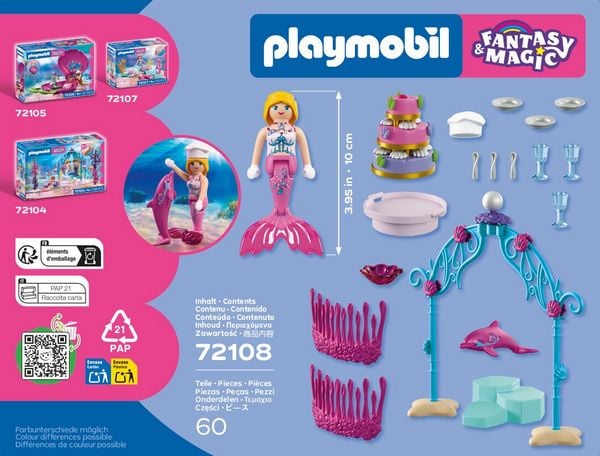 Produktbild: PLAYMOBIL 72108 Unterwasserhochzeits-Buffet