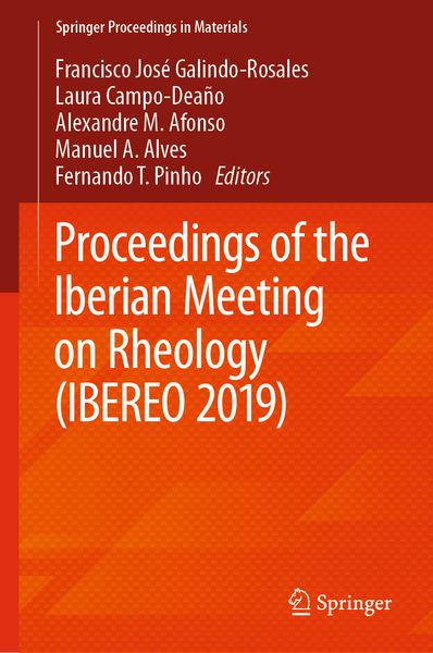 Produktbild: Proceedings of the Iberian Meeting on Rheology (IBEREO 2019)