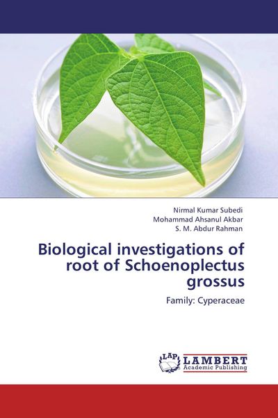 Produktbild: Biological investigations of root of Schoenoplectus grossus