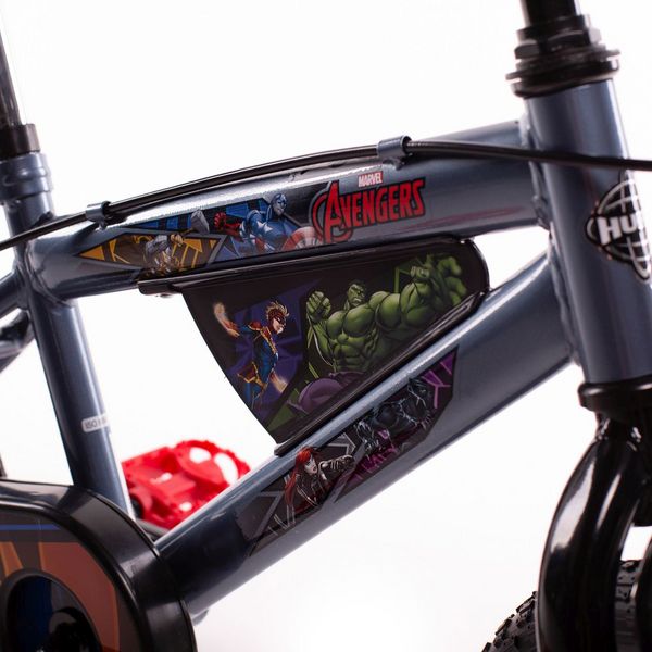 Produktbild: Huffy Avengers 14 Zoll Fahrrad, Grau/Schwarz