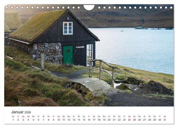 Produktbild: F&Auml;R&Ouml;ER INSELN - Herbstlichter (Wandkalender 2026 DIN A4 quer), CALVENDO Monatskalender