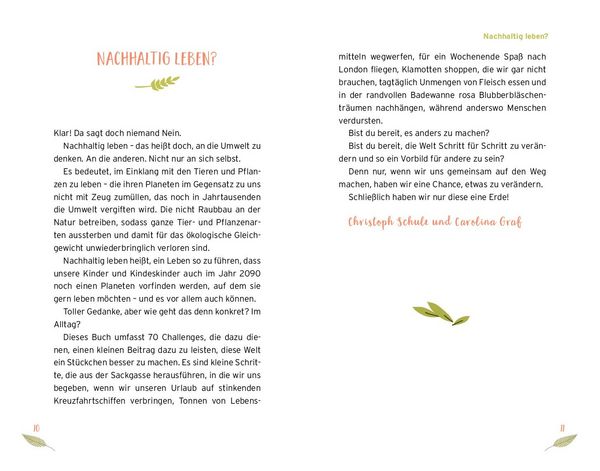 Produktbild: Nachhaltig leben &ndash; Die Challenge